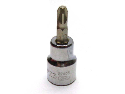 Наконечник 3/8" L48 мм со вставкой POZI-DRIVE PZ#3  22403 SATA  (1/6)