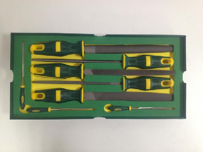 Набор напильников  (8 предметов) в картонной коробке  Т68 (09910) TSTOP