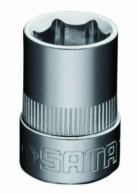 Головка торцевая 3/8" (6 гран) H25мм 11 мм  12306 SATA  (1/6)