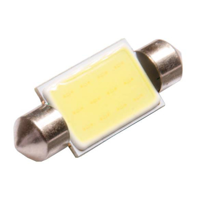 Светодиод T11*39 12V WHITE COB (С5W)  SKYWAY S08201154, шт.  (уп 2 шт.)