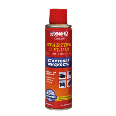 Быстрый старт, 200 мл, спрей, Starting Fluid SF-650-220-AM-RE, ABRO Masters (1/24)  