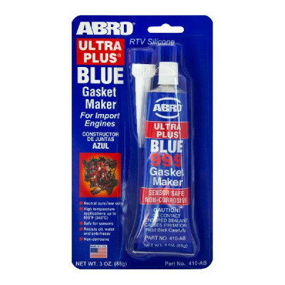 Герметик прокладка силиконовый OEM 999 (без запаха) Синий, 85 g Ultra Plus ABRO  410-AB