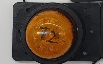 Фонарь габаритный боковой LED, 24V, оранжевый, шт   T2  (уп 2 шт)