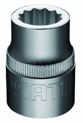 Головка торцевая 3/4" (12 гран) H47,5мм (звездочка) 19 мм  16602 SATA  (1/4)