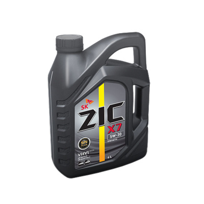 Масло моторное ZIC X7  5w30  API SP, ILSAC GF-6/ SN Plus, 4л  (бензин, синтетика) 