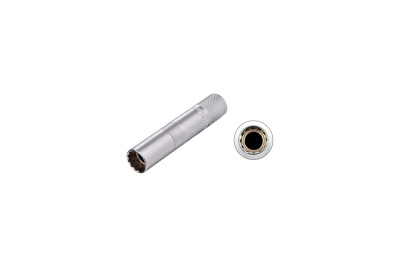 Головка свечная 3/8" (12 гран) 14мм супертонкая H 90мм, с магнитом AV-920078  AV Steel
