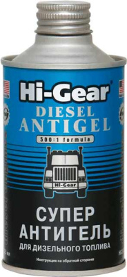 Антигель дизельного топлива, 325 ml (на 160 л)  Hi-Gear HG 3426 (уп.12 шт.)