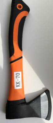 Топор с фиберглассовой обрезиненной ручкой 0.6 кг, ручка 28 см, KK-70