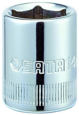 Головка торцевая 1/4" ( 6 гран) H24.5мм  14 мм  11314 SATA  (1/6)