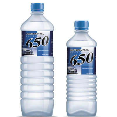 Растворитель №650, 0.475 л   (уп.24 шт.)
