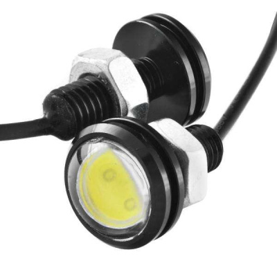 Ходовые огни диодные, круглые D 25 мм 1.5 W, 1 супердиод, врезной (к-т 2 шт), к-т  S08502003  SKYWAY