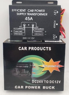 Инвертер (преобразователь напряжения) 24V в 12V (45 A)