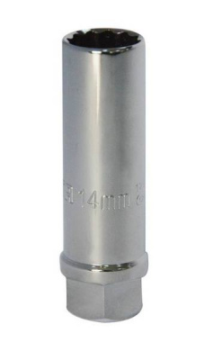 Головка свечная 3/8" (12 гран) 14мм, с резиновым держателем 12925 SATA  