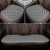 Подушка на сиденье ткань полиэстер, салон 3 предмета (2 перед, 1 задняя) ELASTIC-3, СЕРЫЕ, к-т