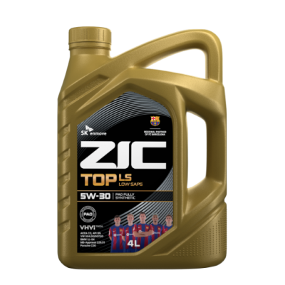 Масло моторное ZIC TOP 5w30 LS C3, Low SAPS, 4L   (унив/ синт)