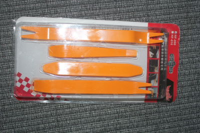 Инструмент для демонтажа обшивки (набор 4 предмета) пластик, блистер HF-060/QH-40, к-т 