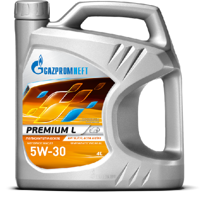 Масло моторное PREMIUM L  5w30  SL/CF, 4л  Gazpromneft   (уп.4 шт.) (п/синт.) 