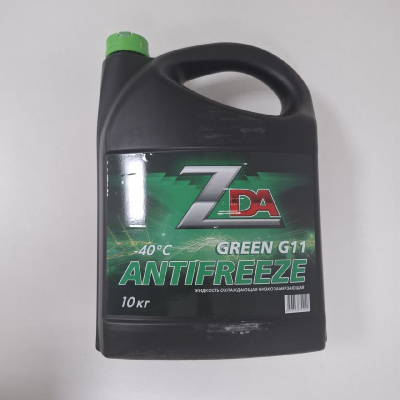 Антифриз G-11 (зеленый),10кг ZDA (уп.2 шт.)