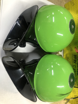 Сигнал электрический 12V Улитка D120мм,110 Db, зеленый A200 (высокий+низкий), к-т (1/10)