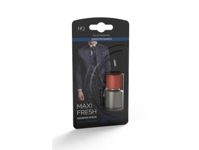 Ароматизатор жидкий подвесной (бутылочка) ДЖЕНТЛЬМЕН, 5 мл MAXIFRESH HMF-10  (1/16)