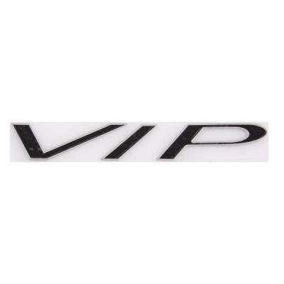 Наклейка металлизированная VIP, 140*30мм, черный SKYWAY (SNO.94 BLACK)