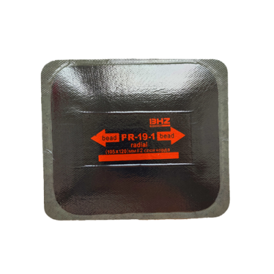 Пластырь резинокордный для радиальных шин 105*120 мм, 2 слоя, PR-19-1 BHZ Professional (уп.5шт)