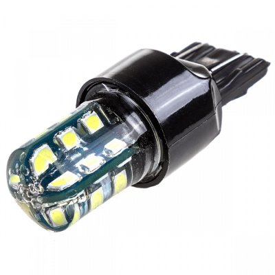 Светодиод T20/5 (W21/5W) 12V 24 SMD диода Белая SKYWAY S08201273, (к-т 2шт.)