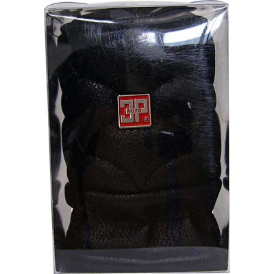 Чехол на ручку КПП кожа P055P черный 