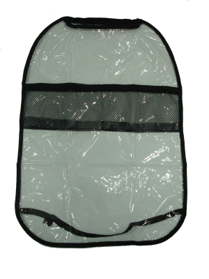 Накидка защитная спинки сидения, ПВХ, прозрачная, 65*45см (большая) 