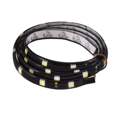 Светодиодная лента 12V,  90 см, 36 SMD диодов, черная основа, Белый свет  SKYWAY S03201006
