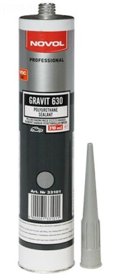 Герметик полиуретановый GRAVIT 630 СЕРЫЙ, 310 мл туба п/пистолет (33101) NOVOL (1/12)