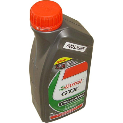 Масло моторное Castrol GTX 10w40 A3/B3,  1L (уп.12 шт.)  ULTRACLEAN  API SL/CF   минер.