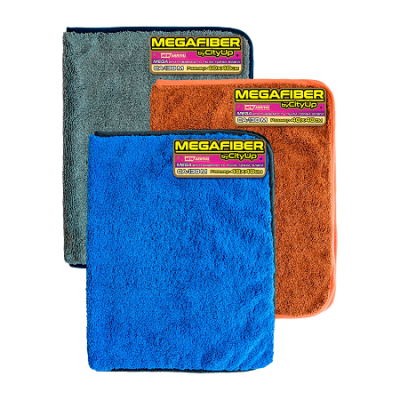 Салфетка Микрофибра Махровая MEGAFIBER 40*40см, шт. CA-138M CityUp (6/120)   