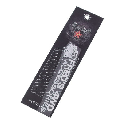 Наклейка металлизированная 4WD FRED'S ACCESSORIES, 140*25мм,  Черный SKYWAY (SNO.95 BLACK)