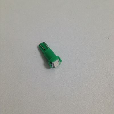 Светодиод T 5 12V GREEN 3SMD W2,0x4,6D (Mаяк) (12T5-G/3SMD)