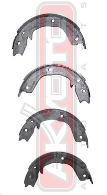 FN-0626 Колодки тормозные барабанные AKYOTO AKS-2004 MMC Pajero III/Pajero Sport 2.5TD.3.2TD RR