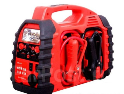 Пуско-зарядное устройство автономное 6в1, 12V (компрессор,фонарь, 2USB, 400А), 319C