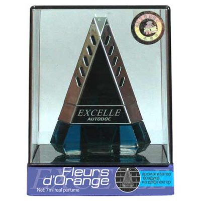 Ароматизатор на дефлектор жидкий EXCELLE Fleurs d'Orange Цветы апельсина (7 мл.) K-4511    10/40