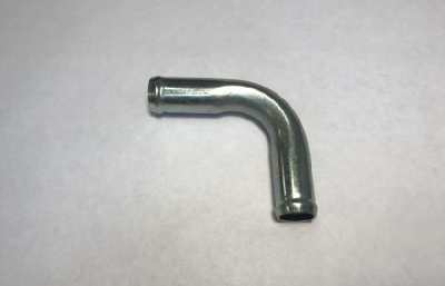 Трубка соединительная металл уголок д.18*18 мм (90*)  скругленная бесшовная