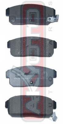 PF-1209/2467 Колодки тормозные дисковыe AKYOTO AKD-1088 N.Primera P12 /Avenir W11/Cefiro A33 00~ RR