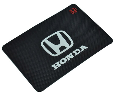 Коврик на панель плоский 260*130 мм black HONDA  