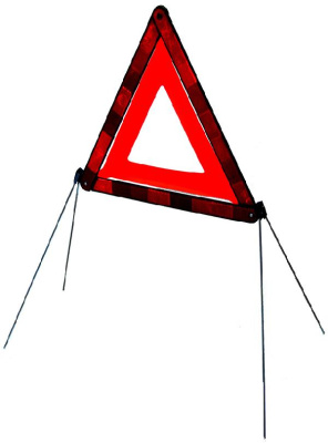 Знак аварийной остановки пластик, метал ножки/ пенал (RT611)  (уп.20 шт)