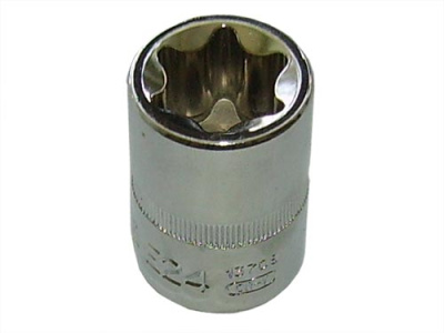Головка торцевая 1/2" внутренний TORX E24 H38мм, шт  13708 SATA  (1/4)