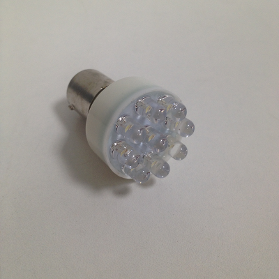 Светодиод T25 12V WHITE  9LED BA15s (МАЯК) (12T25-W/9LED)
