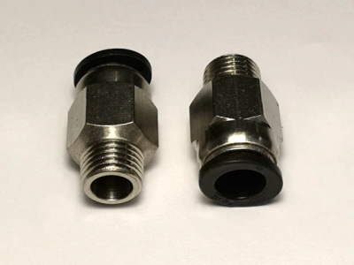 Фитинг переходной PC (прямой) d 10мм, наружняя резьба  М12*1,25  (уп.10шт)
