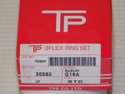 Кольца поршневые (099) 35583-3F STD (1214060A50) Suzuki G16A