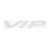 Наклейка металлизированная VIP, 140*30мм, серебро SKYWAY (SNO.94 GREY)