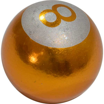 Колпачок для камеры металлический шарик Шар бильярдный (к-т 4 шт), металлик желтый VC - 164