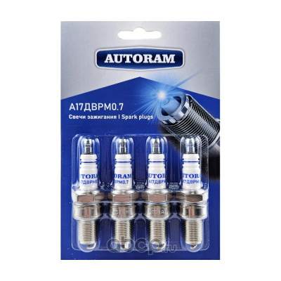 Свеча зажигания А 17ДВРМ (блистер 4 шт), шт.     ( 4/40)