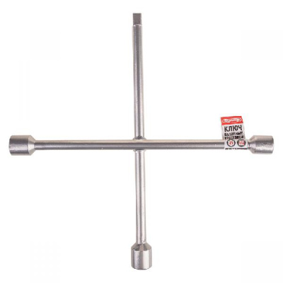 Ключ балонный крестообразный (17-19-21 мм +1/2")  L 360мм  SKYWAY S04303008 (1/20)